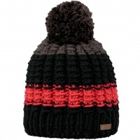 BARTS HUME BEANIE BLACK RED...