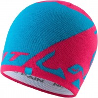 DYNAFIT LEOPARD LOGO BEANIE ROSE