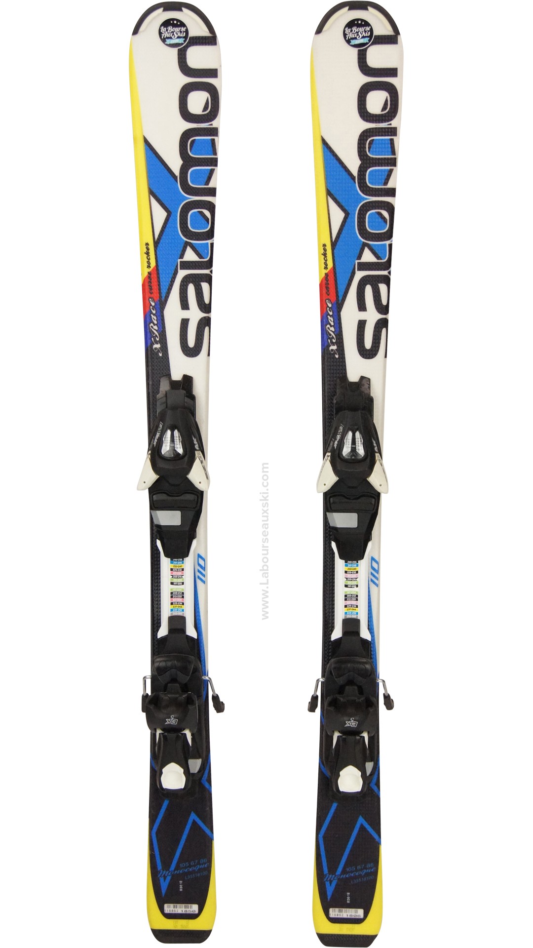 Salomon X-Race JR スキー 110cm Salomon X-Race JR スキー 110cm サロモン（SALOMON）（キッズ