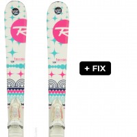 ROSSIGNOL TERRAIN GIRL + XPRESS JR 7 WHITE/SILVER