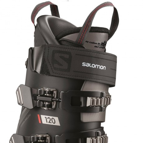 SALOMON S/PRO 120 BLACK/BELUGA/RED 2021