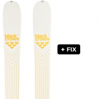 BLACK CROWS ORB BIRDIE + SALOMON E Z10 GW WHITE