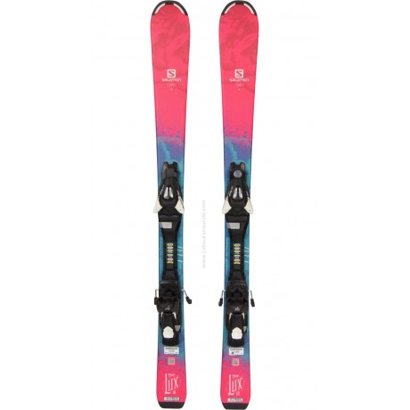 SALOMON QST LUX JR S + FIXATION EZY5 