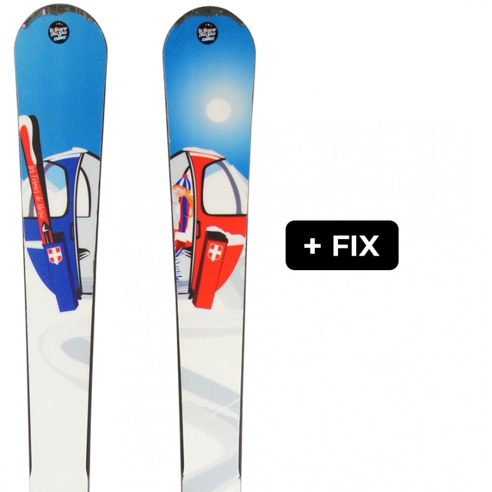 CT SKIS FERMES DE MARIE BLACK PEUF + VIST VSP 11 