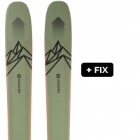 SALOMON QST 106 + MARKER SQUIRE TCX 