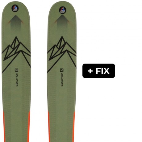 SALOMON QST RIPPER + MARKER SQUIRE 11 TCX 