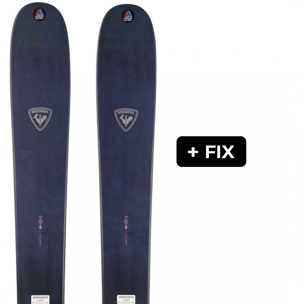 ROSSIGNOL RALLYBIRD 104 + LOOK SPX 12 BLACK GW 