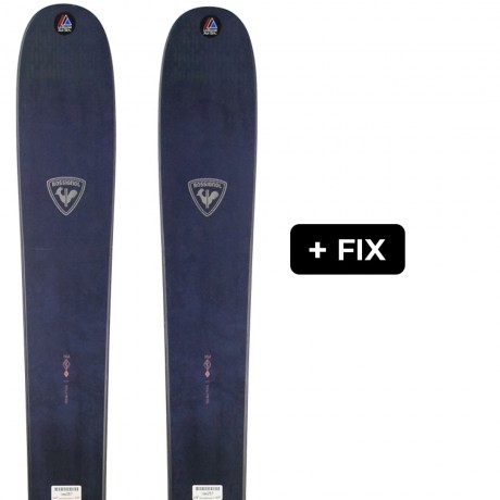 ROSSIGNOL RALLYBIRD 104 + LOOK SPX 12 BLACK GW 