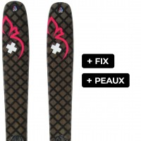 MOVEMENT AXESS 92 W + PEAU + MARKER ALPINIST 8 