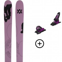VOLKL REVOLT 96 + MARKER GRIFFON 13 PURPLE Labourseauxskis - 1