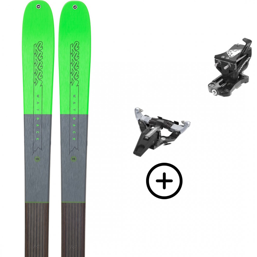 K2 WAYBACK 89 + DYNAFIT SPEED TURN BLACK/SILVER K2 - 1